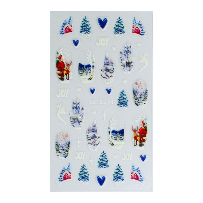 Nail Art Sticker Winter NASW - 02