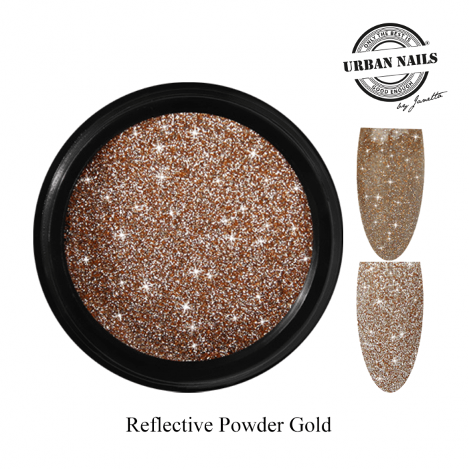 Urban Nails Reflective powder gold 2gr