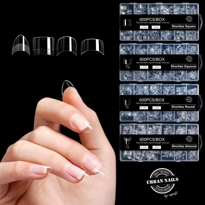 Urban Nails Tip Box Shorties 600st