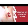 3D Kerstbal van nail art steentjes