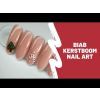 BIAB Kerstboom Nail Art